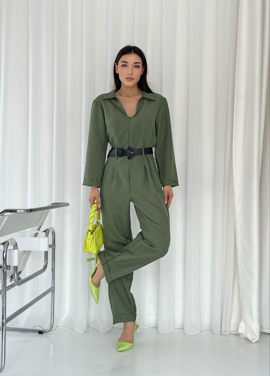 Ολόσωμη Φόρμα με Ζώνη